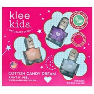 Klee Kids Water-Based Peelable Nail Polish Set