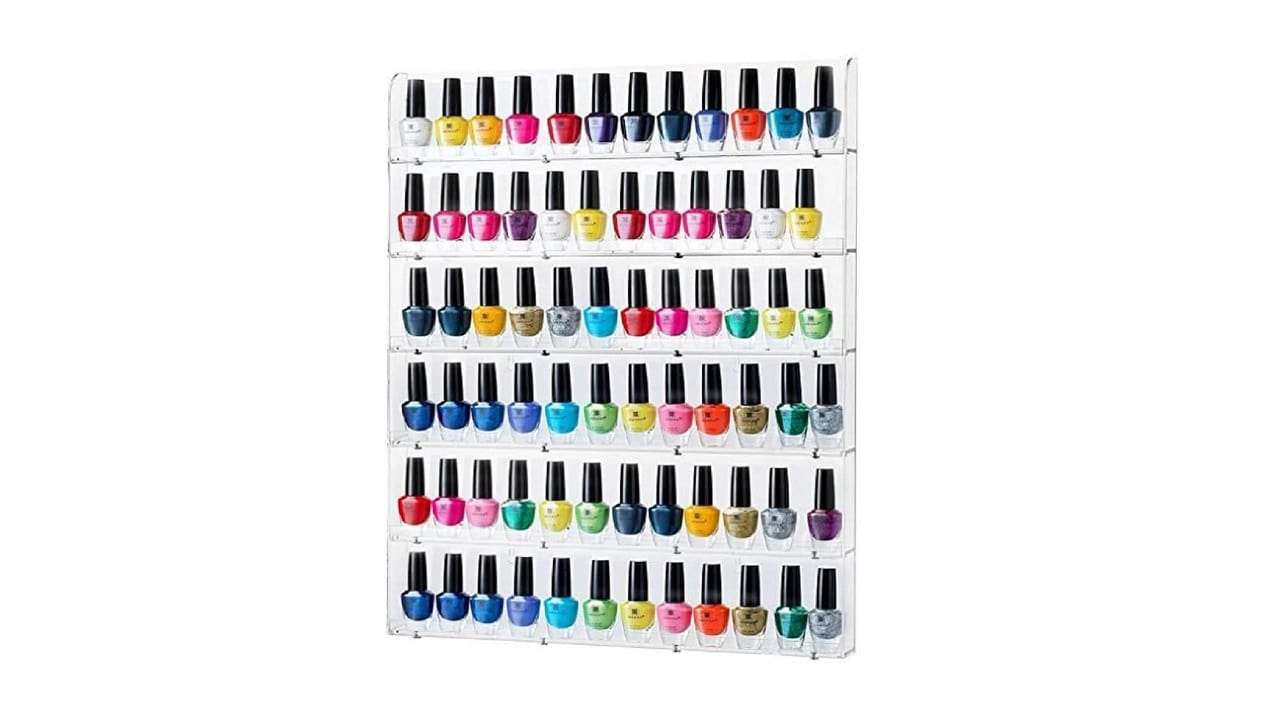 best nail polish rack for wall