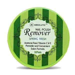 Absolute Nail Polish Remover Pads Spring Fresh Scent