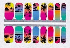 Paradise Tropical Beach Sunset Palm